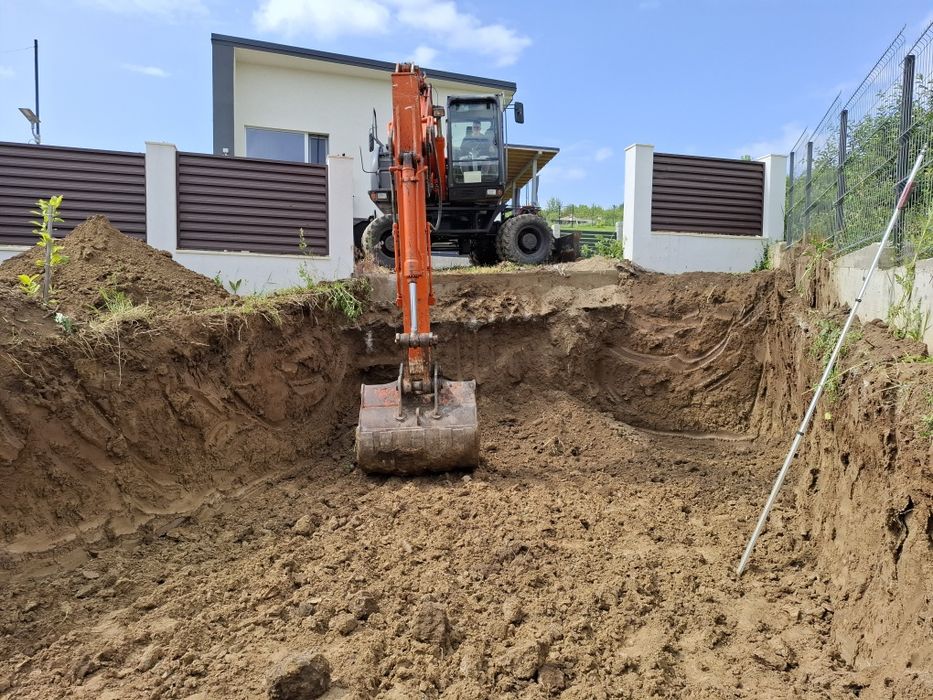 Miniexcavator , buldoexcavator ,dumper de inchiriat