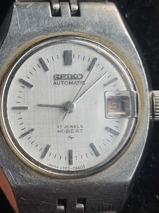 Seiko automatic dama HiBeat 17 jewels japan An 1976