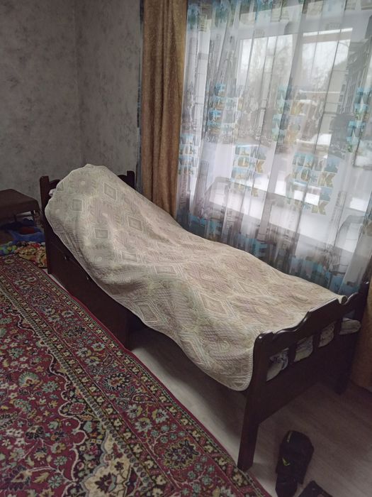 Детская кровать стол парта полированная