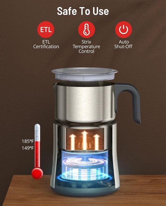 Уред кана  за разпенване на мляко пяна ново