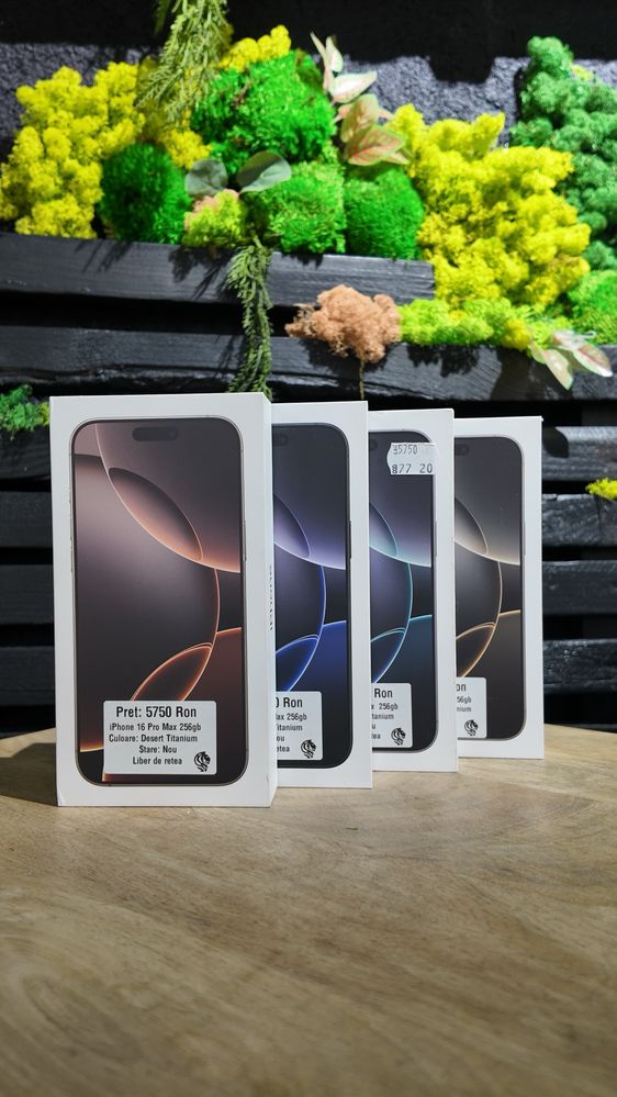 iPhone 16 Pro Max 256gb Desert/Natural/White/Black Neverlocked
