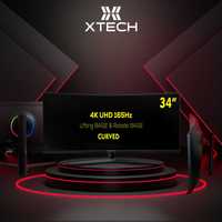 XTECH Monitor 34" 4K UHD 165Hz  IPS Lifting & Rotate Base (Curved)