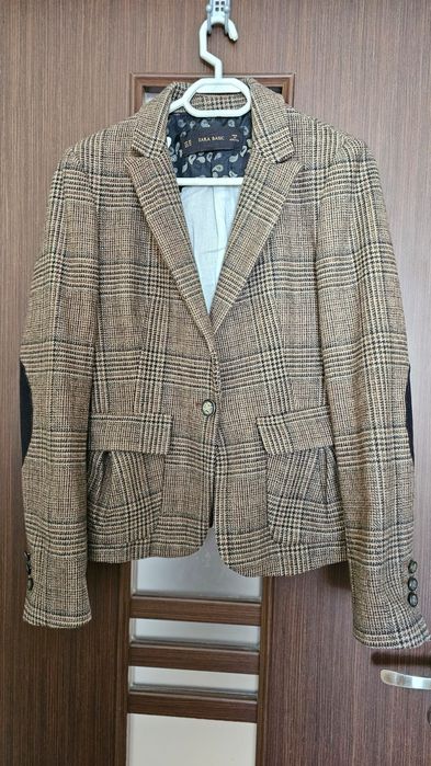 Sacou carouri maro lana Zara