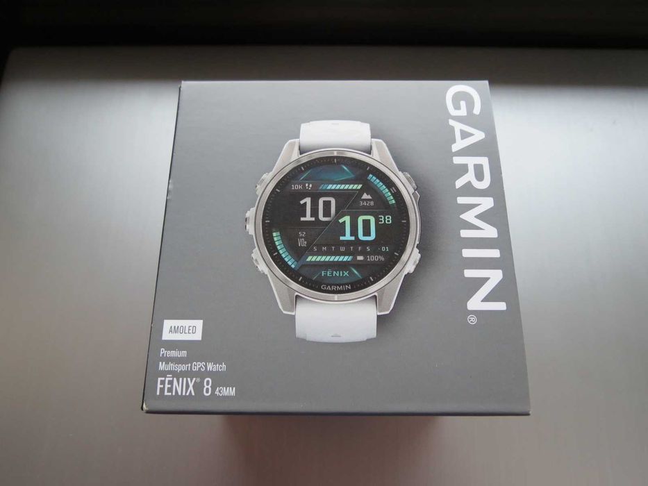 Garmin Fenix 8 AMOLED 43mm White - Nou in cutie, Pretul Fix