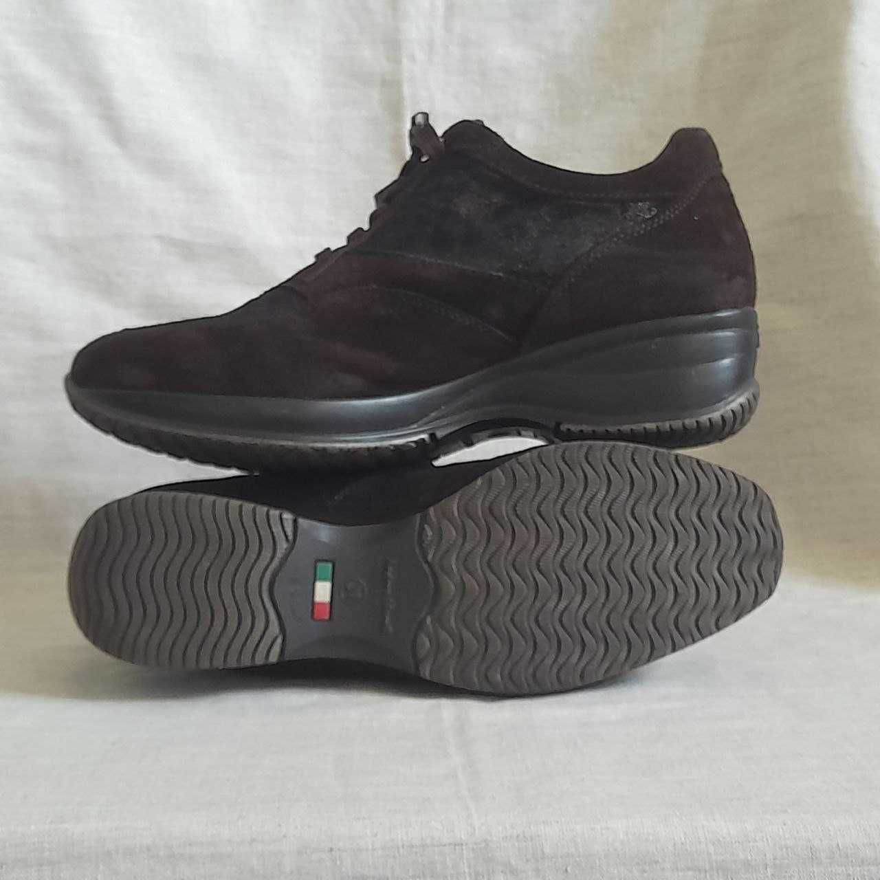 Andrea Morelli замшевые сникерсы / кроссовки 37-38р / Made in Italy