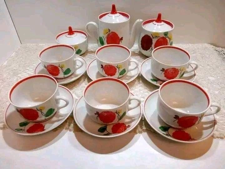 Руски порцелан. Сервиз за чай.