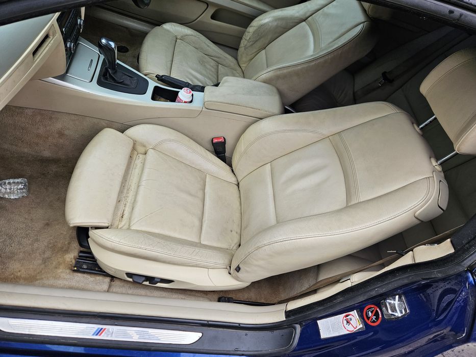 Interior recaro piele crem incalzit bmw e92