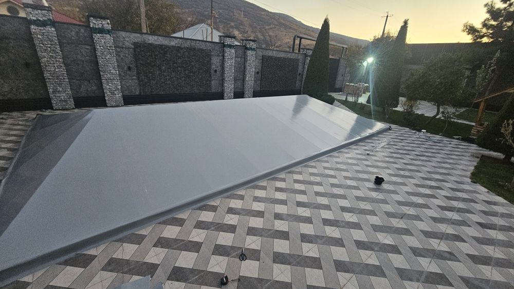 Тент баннер установка