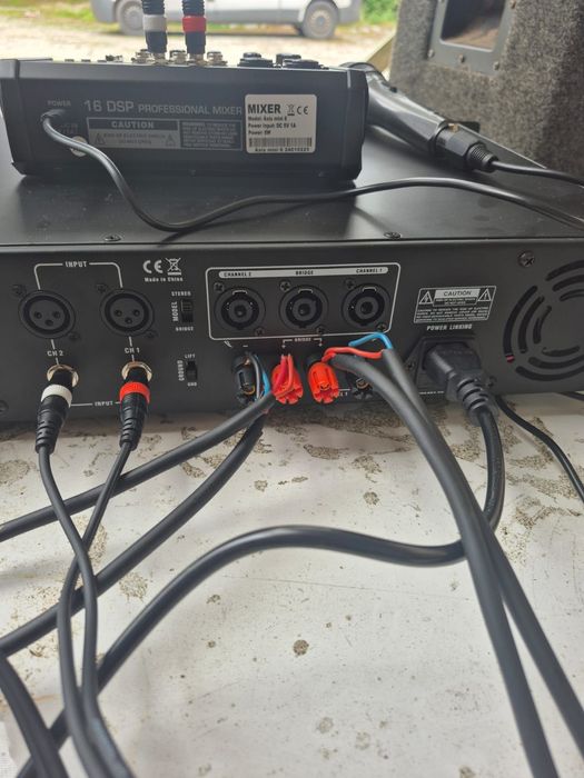 Set Statie + Boxe + Mixer (si microfon)