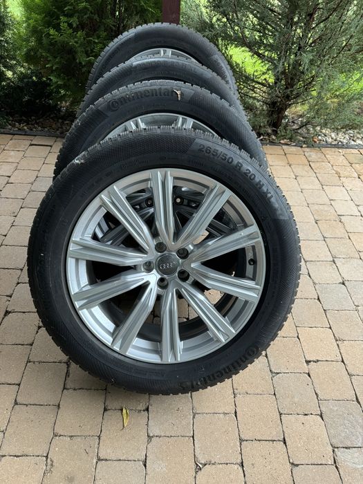 Jante si anvelope iarna  continental audi Q 8  265/65 R20