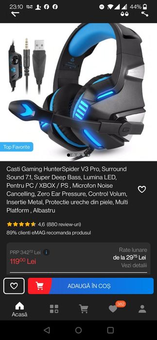 Căști Hunterspider