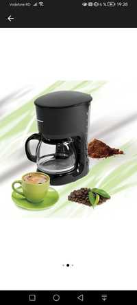 Cafetiera Heinner HCM-750BK, 750W, 1.25 l, anti-picurare, mentinere ca