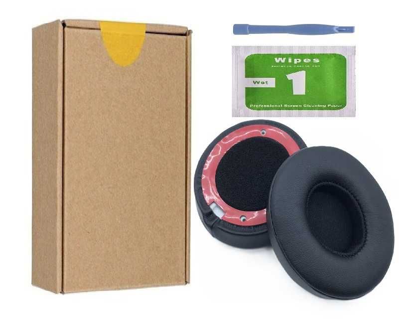 Set 2 bureti pentru casti Beats Solo 3 / 2 On-Ear, Spuma cu memorie