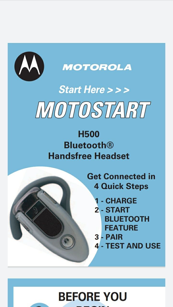 Продавам handsfree Motorola H-500. Донесено е от Америка.