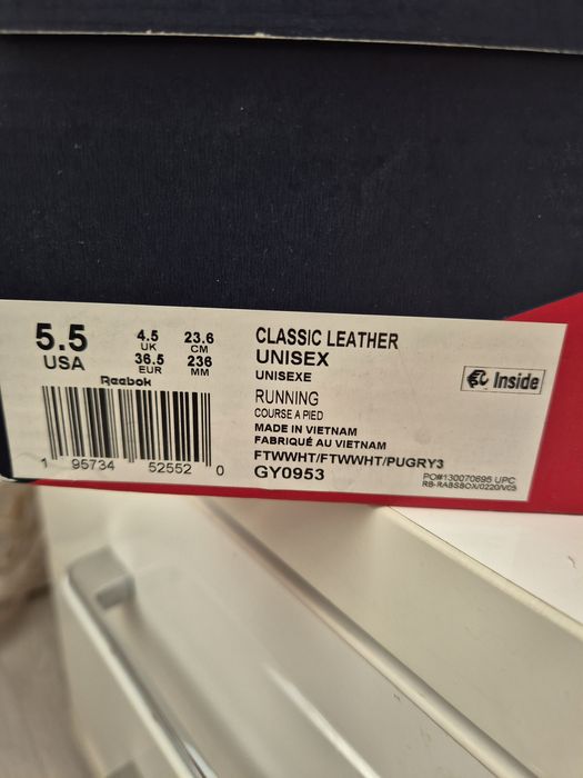 Кроссовки Reebok 36,5р.