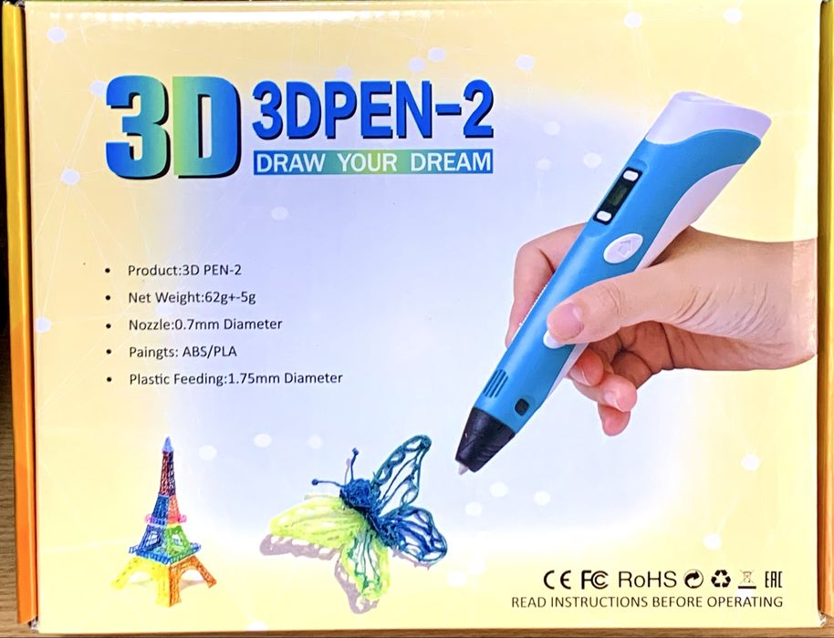 3D химикалка/3D писалка/3d pen/Креативен комплект за моделиране