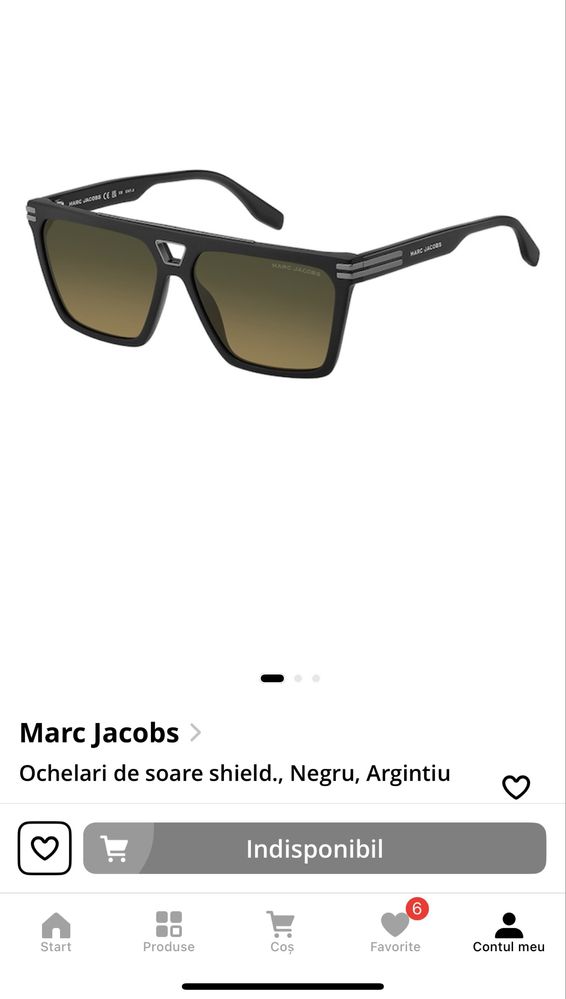 Ochelari de soare Marc Jacobs