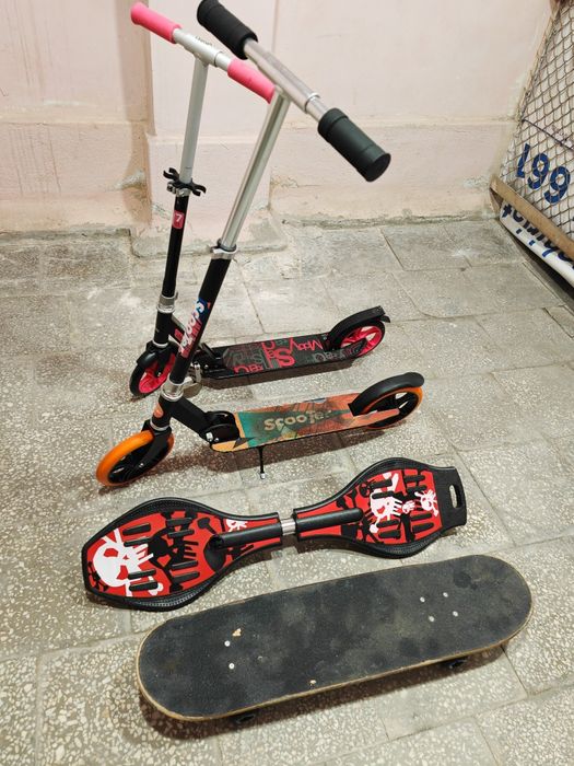 Trotineta Oxelo, Trotineta Scooter, Skateboard, Waveboard