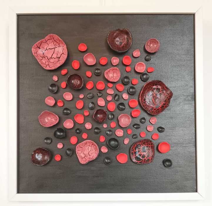 Tablou abstract modern – lucrare originală, realizată manual