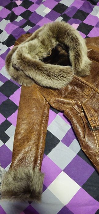 Cojoc dama piele naturala imblanit