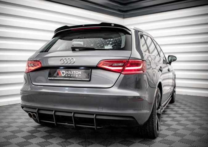 Спойлер Audi A3 8V стил M4 Style 2014 - 2020 лип rs капак