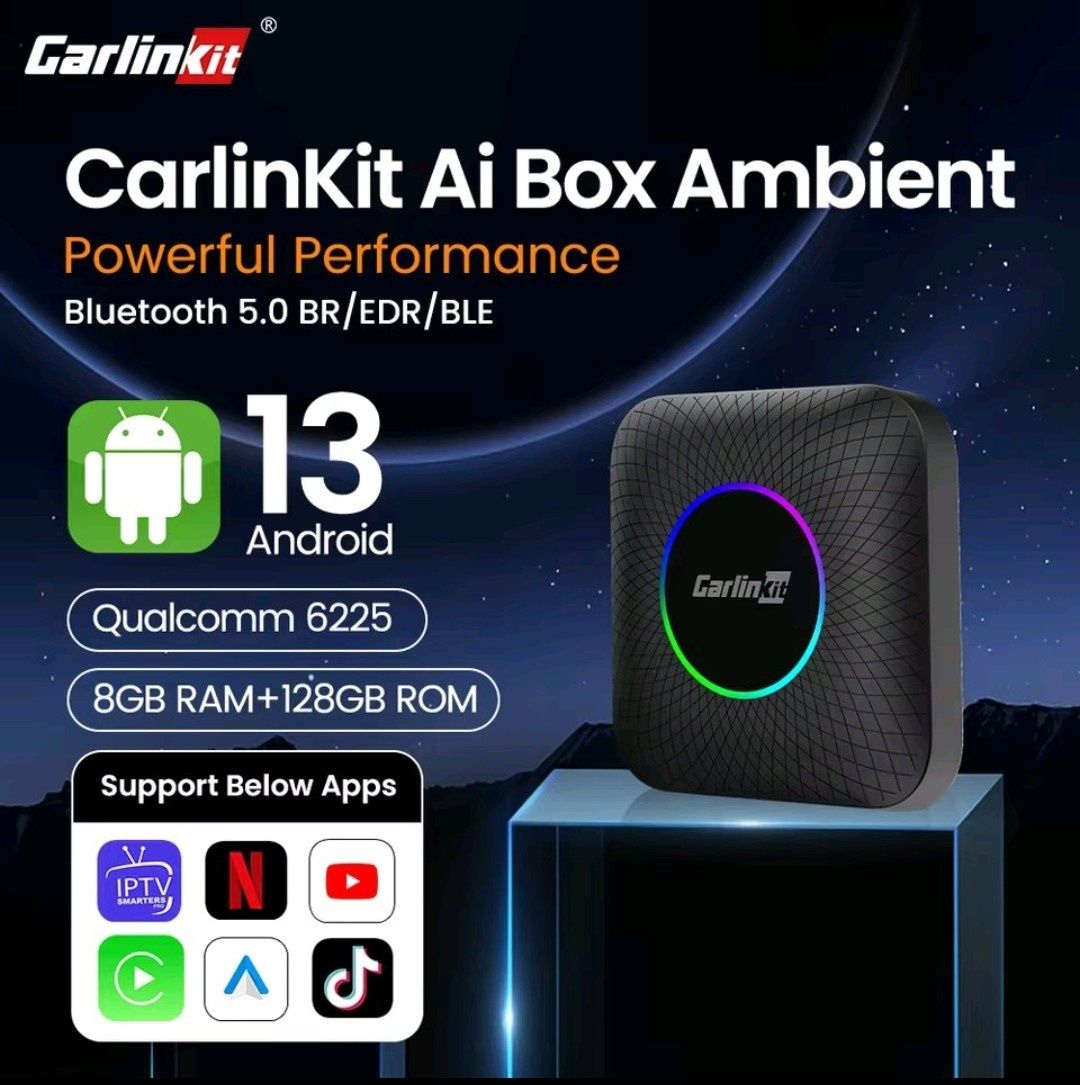 Carlinkit Android 13 TV box 8GB/128GB
