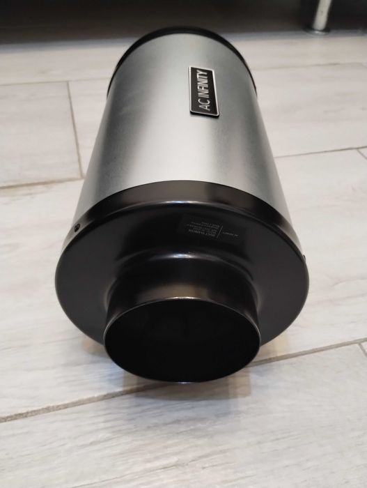 Silencer ventilație AC Infinity 4" (100mm) - reduce zgomot cu 50%