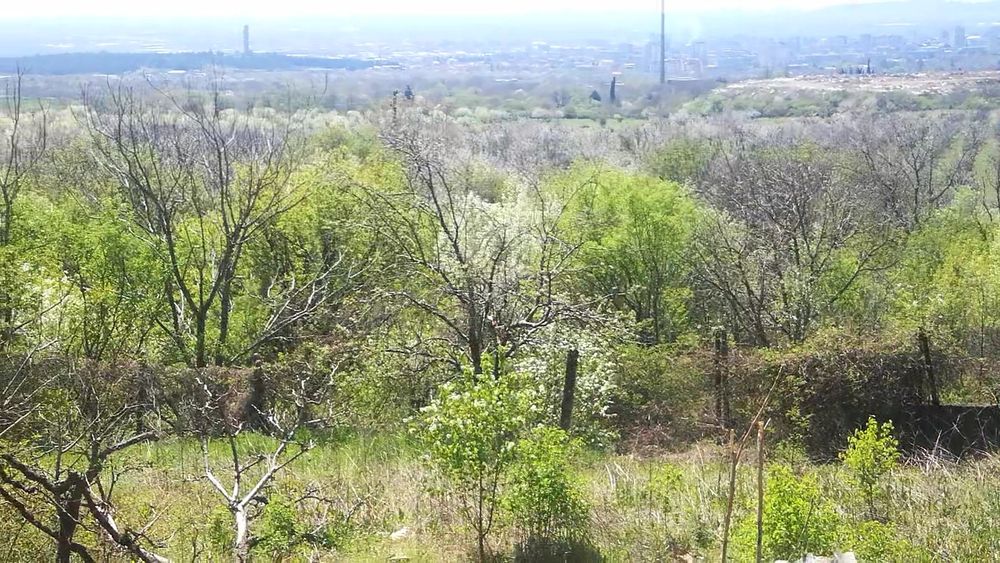 Парцел 2236 кв. м. с панорамен изглед към Стара Загора с ток и вода