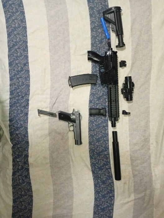 ПУЛ ЗАРУР!!!     М416 Автомат орбигун 2режим ли. D.Eagle Темир ли пист