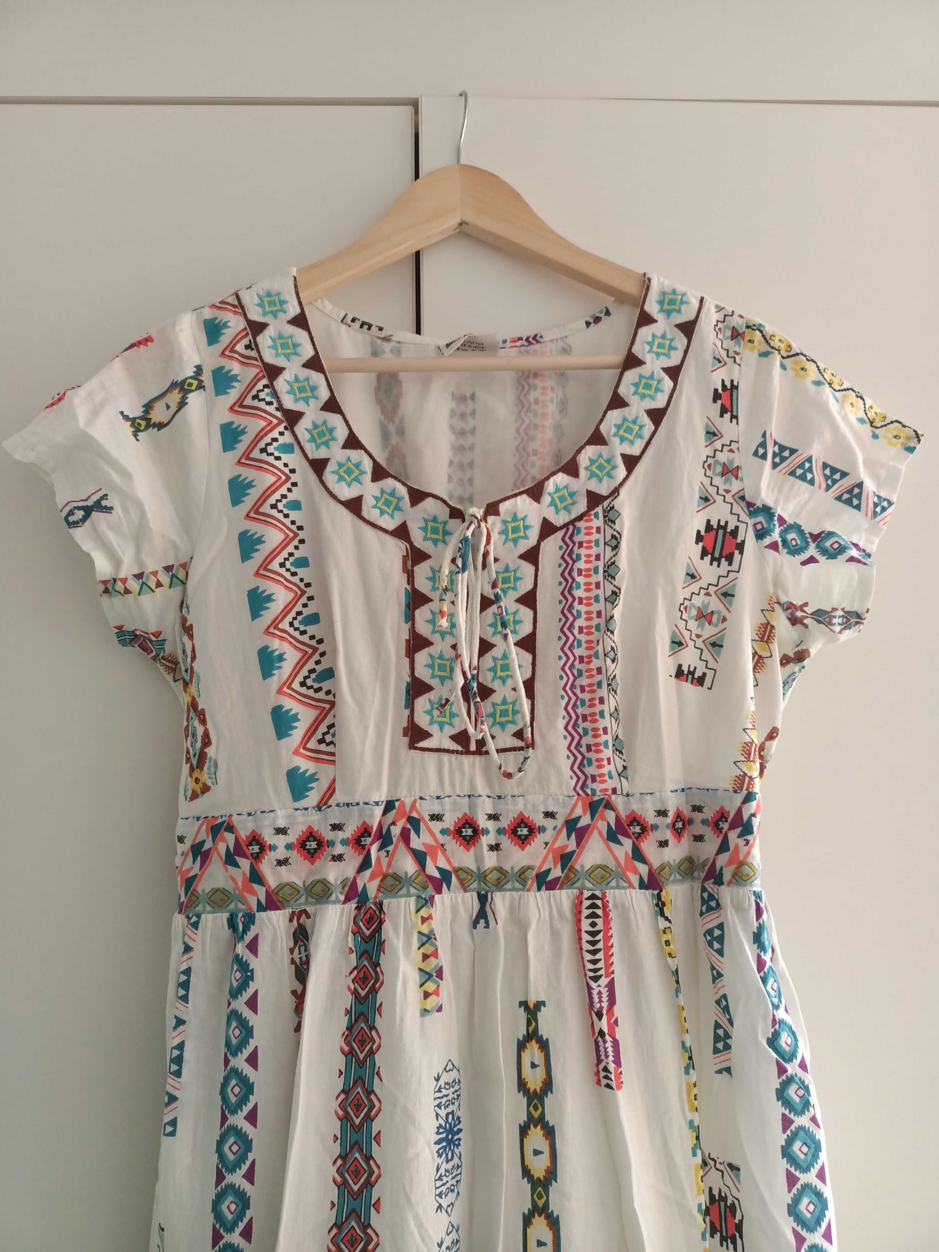 Rochie de damă de vară lungă bumbac vaporoasă și lejeră