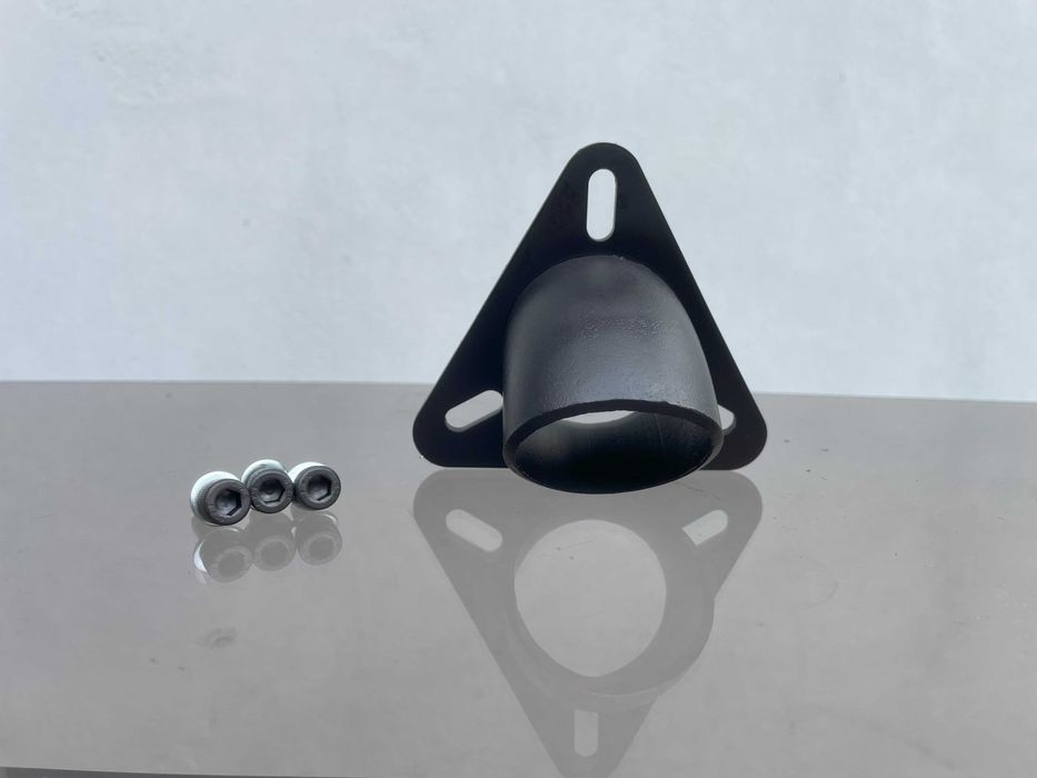 Tips Evacuare Scurt ATV Segway AT6, Otel 48 mm, Negru Mat