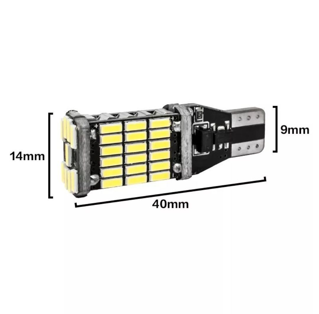 Poziții led T10 alb rece