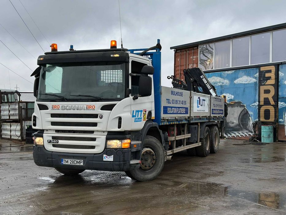 Inchiriez camion cu macara