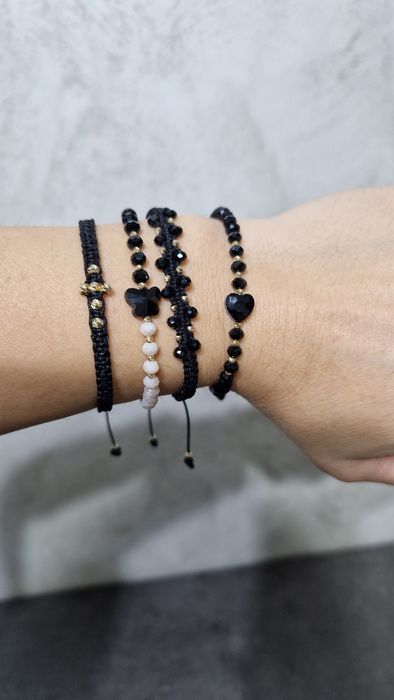 Bratari din aur 14K pe snur reglabil