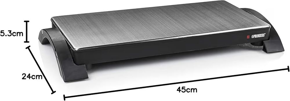 Princess плоча за поддържане на ястията топли 1000W,8мин-60мин.