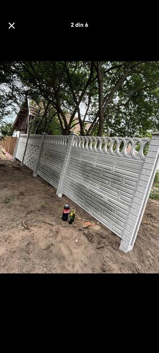 Gard din beton armat