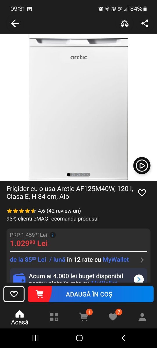 Frigider Arctic,