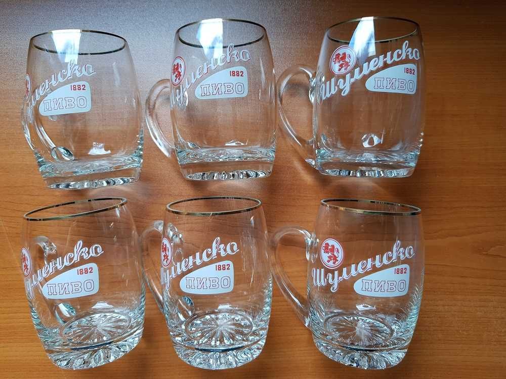 Стъклени чаши за бира и уиски