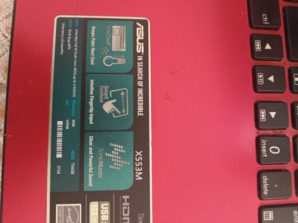 Laptop ASUS X553M