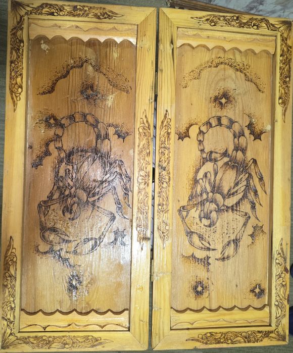 Нарды резные, ручной работы