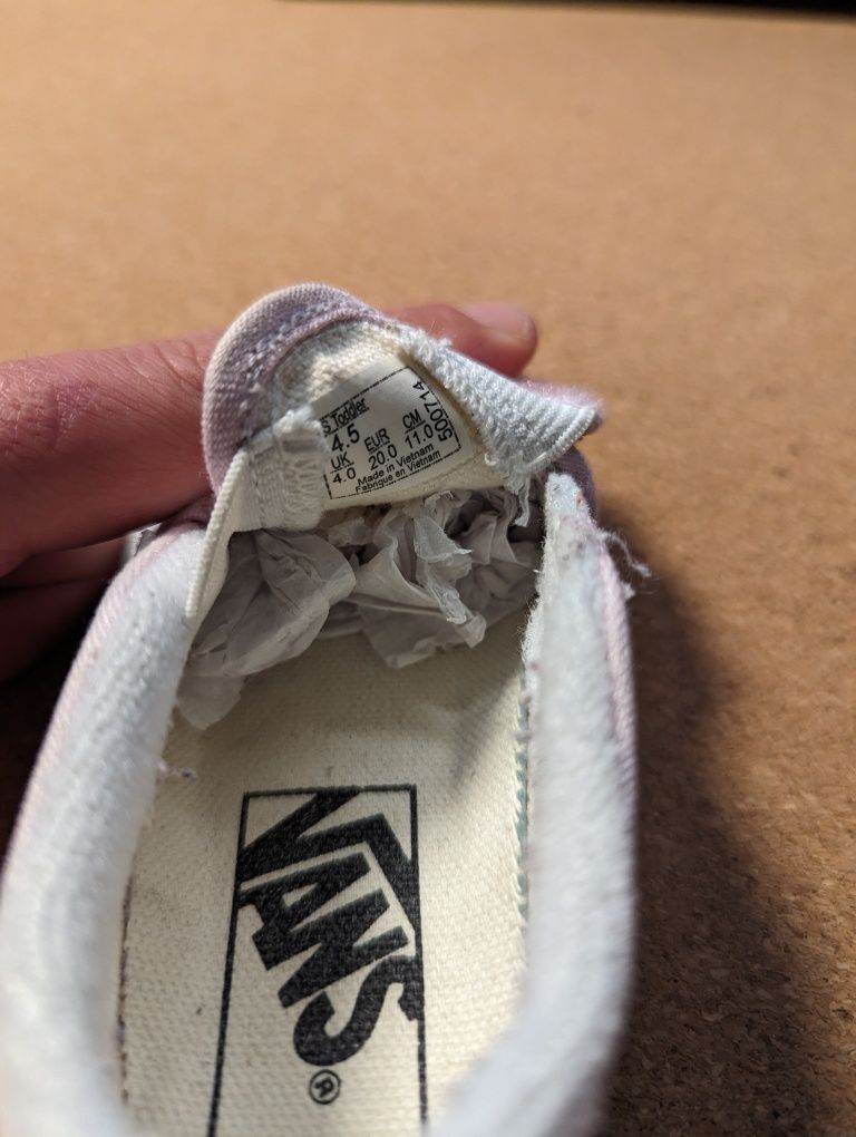 Vans гуменки размер 20