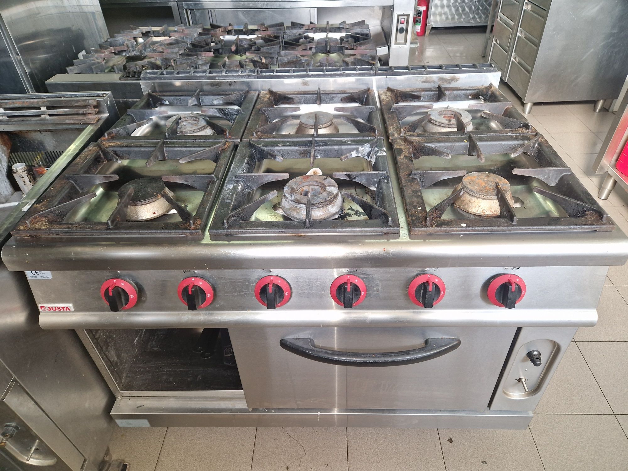 Aragaz 4 ochiuri, de.banc sau cu banc, din inox