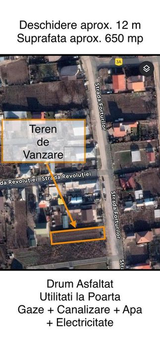 Schimb cu Ap + Teren Sat Costi-Utilitati la Poarta + Asfalt NEGOCIABIL