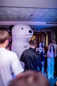 Surprize cu ursul gigant alb-Teddy