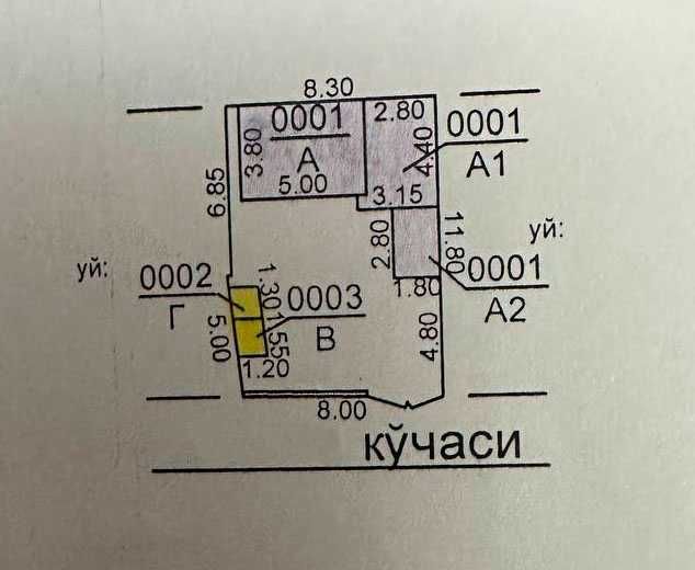 Участок под строительство Лисунова 0,98-сотки фасад 8 м глубина 11,8 м