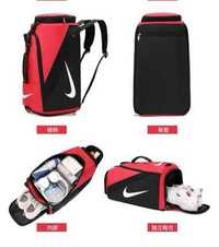 Nike спортивная сумка, рюкзак для тренировки 3в1