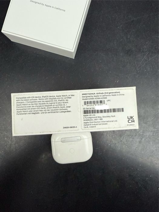 Оригинални Apple Airpods Gen 3