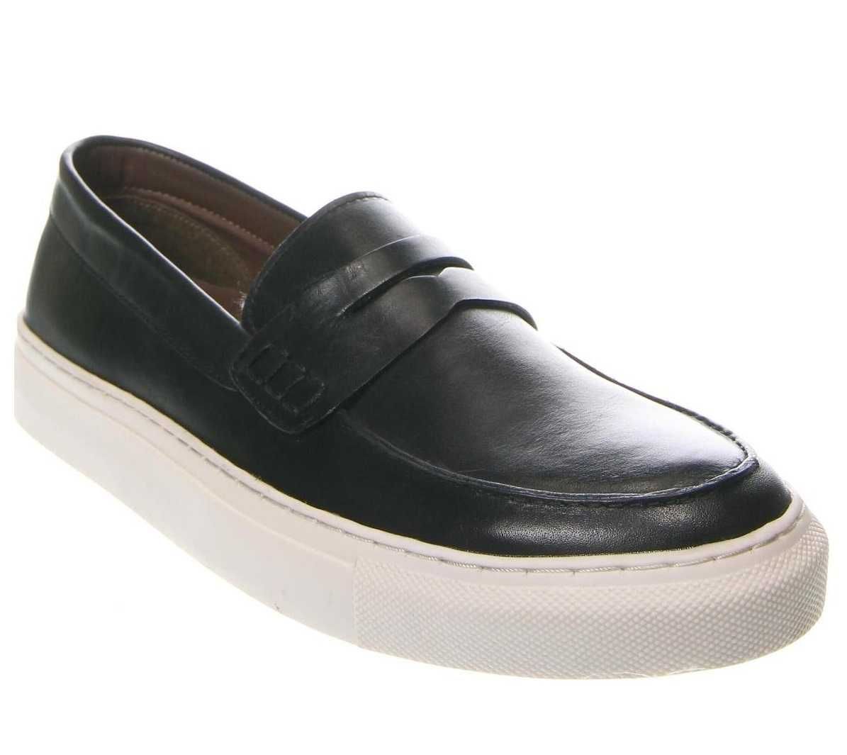 Pantofi loafer casual 42 penny DUNE London NOI piele naturala moale