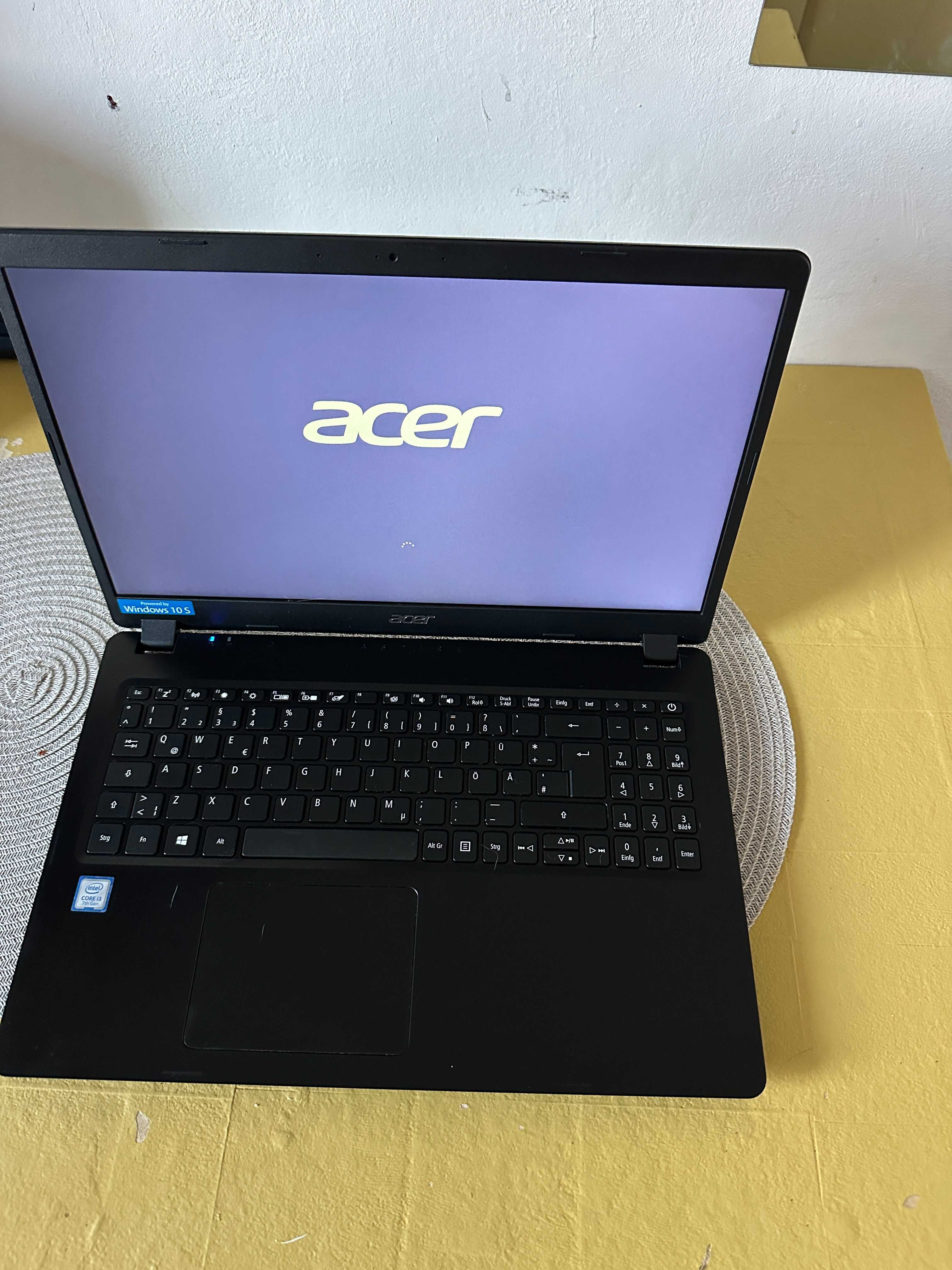 laptop acer a315-54k, i3 gen 7, quad, ram 8 gb, ssd 240 gb
