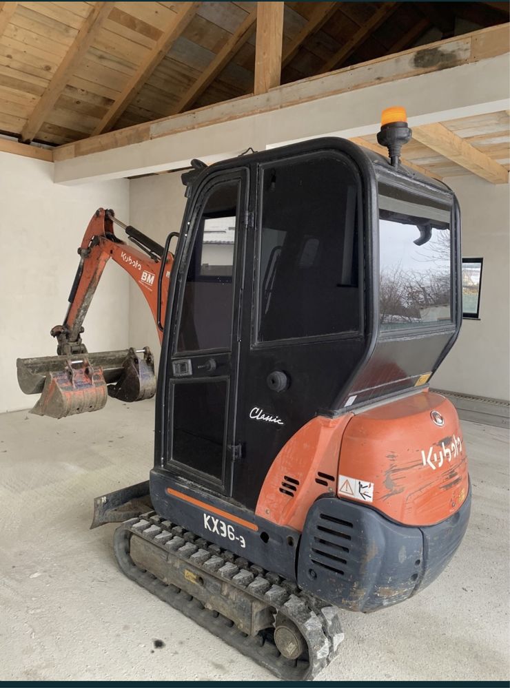 Miniexcavator kubota 1,7 t